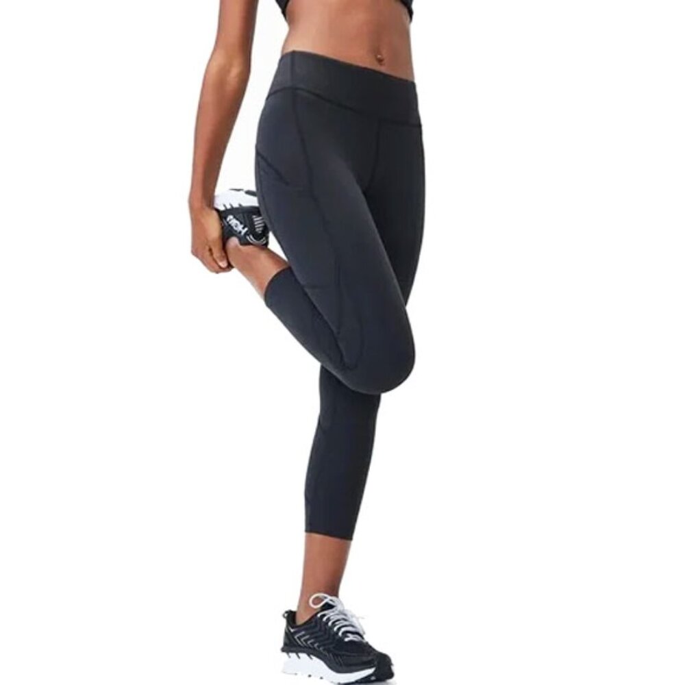 NWOT Outdoor Voices SuperForm Contour 7/8 Leggings S Black Zoom Crop